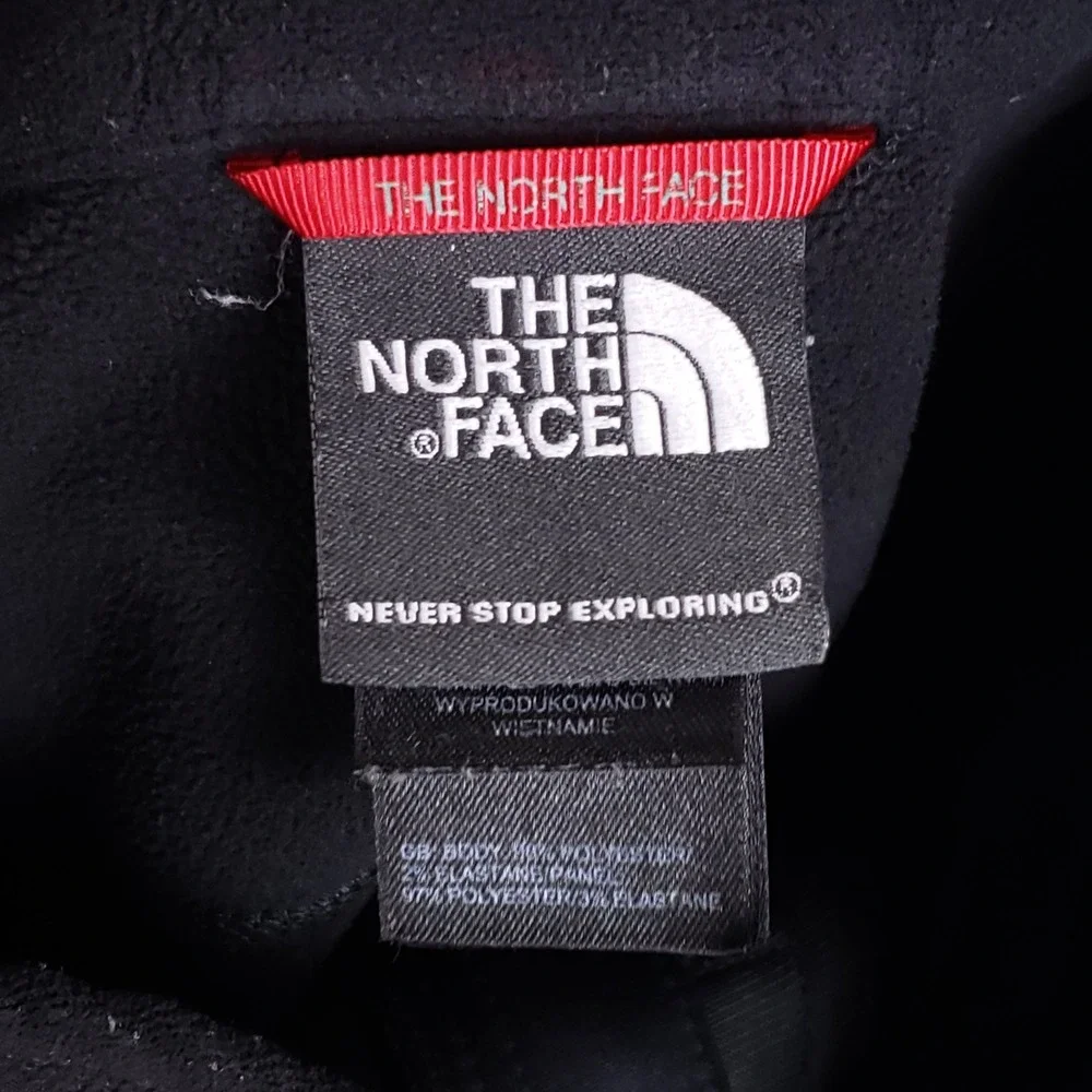 The North Face Pullover 1/4‎ Zip Mens XL Tech Fleece Black Gorpcore Hiking